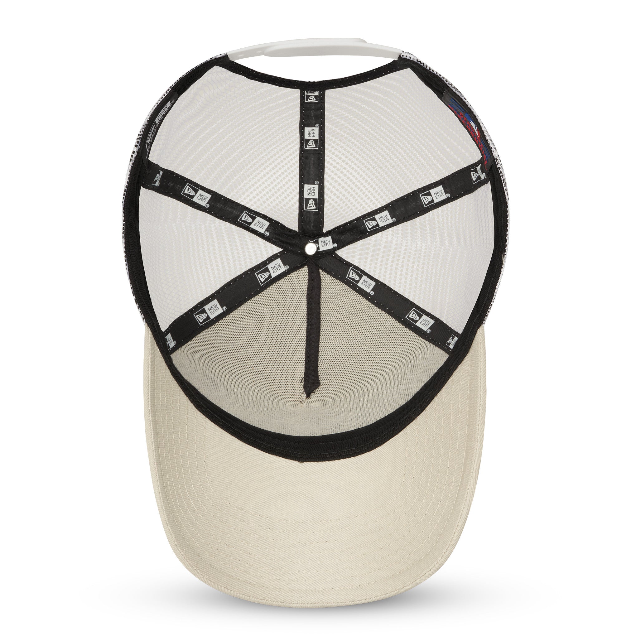 New York Yankees League Essentials Trucker Cap - Stone/White - Headz Up 