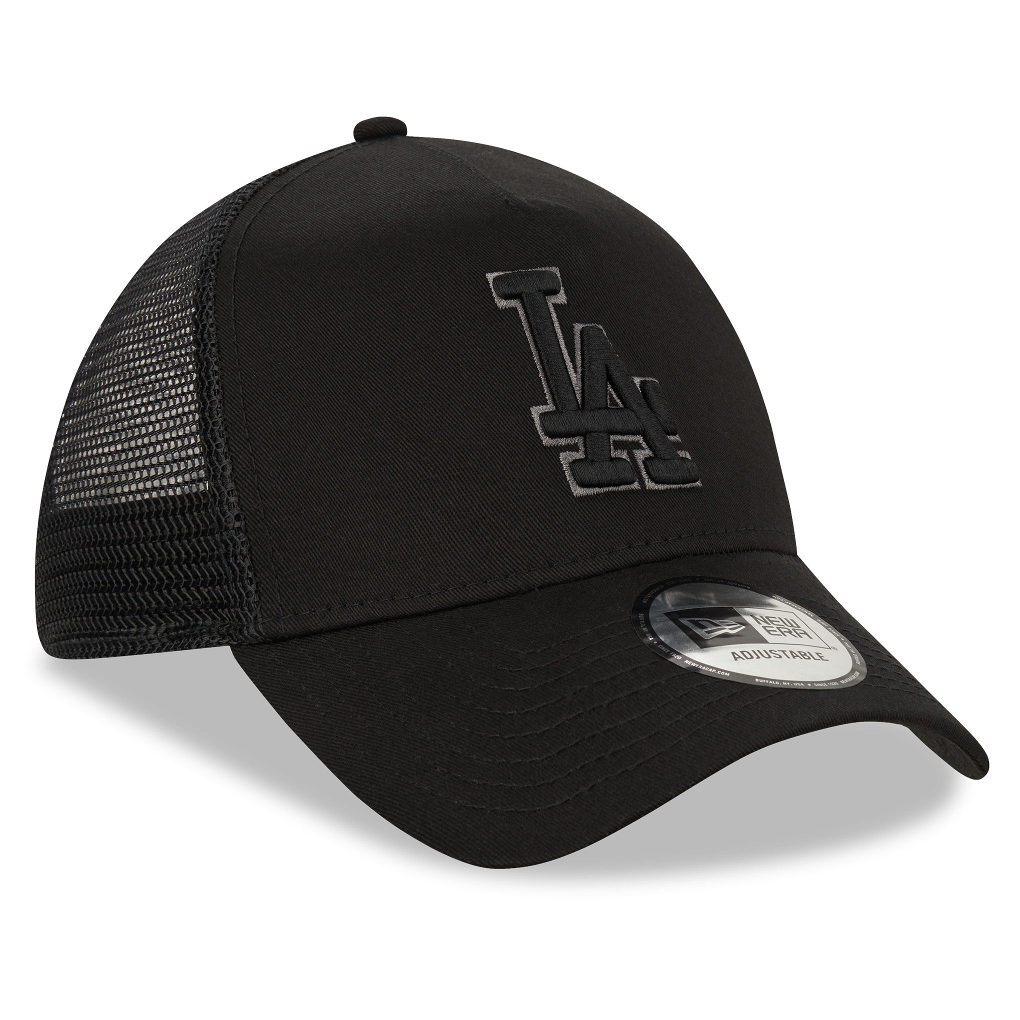 BOB Team Logo Trucker Cap - Los Angeles Dodgers - Black - Headz Up 