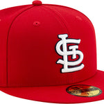 59Fifty Fitted Cap St. Louis Cardinals Authentic On Field - Rød - Headz Up 