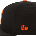Sort New Era San Francisco Giants 59FIFTY fitted baseballcap med påsyet logo og flat top.