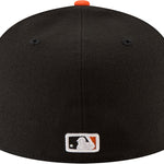 Sort New Era San Francisco Giants 59FIFTY Fitted-cap med påsyet logo, on-field design og komfortabel pasform.