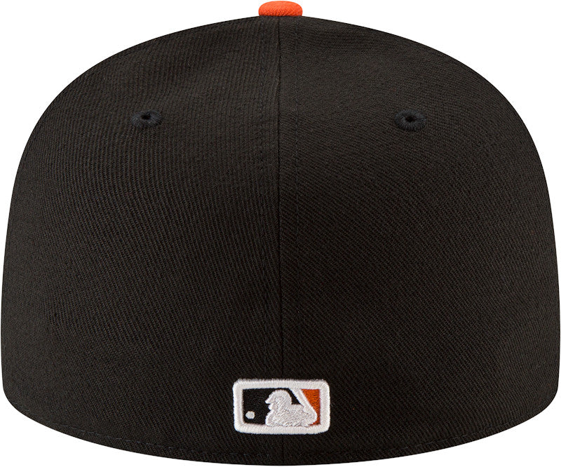 Sort New Era San Francisco Giants 59FIFTY Fitted-cap med påsyet logo, on-field design og komfortabel pasform.
