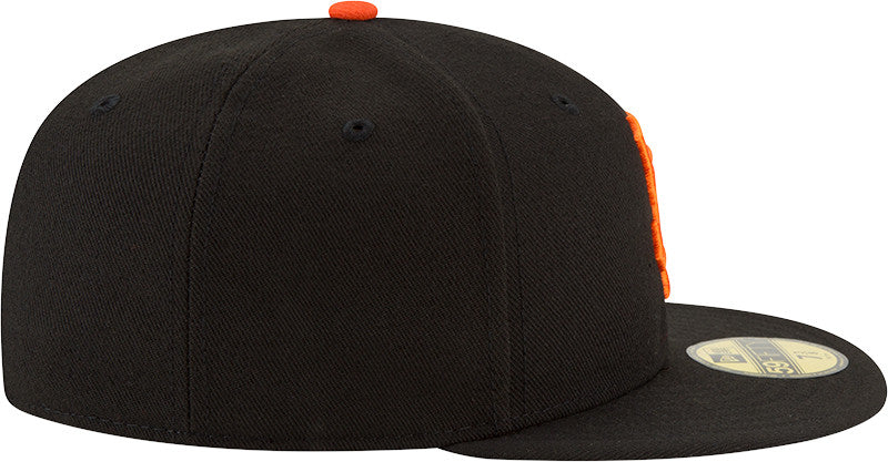Sort New Era San Francisco Giants 59FIFTY fitted baseballkasket med autentisk on-field design.