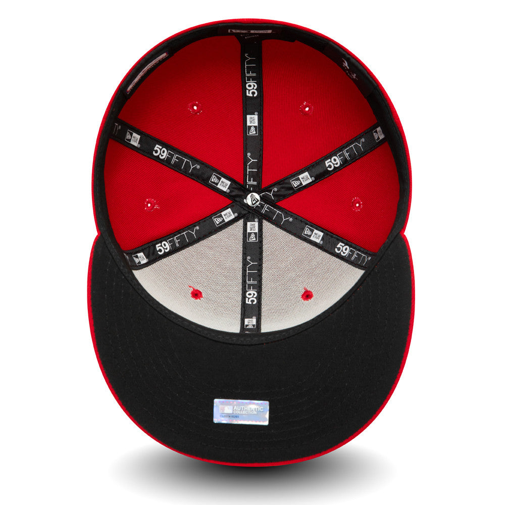 59Fifty Fitted Cap Washington Nationals Authentic On Field - Rød - Headz Up 