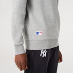 MLB Script Wordmark Crewneck New York Yankees - Grey - Headz Up 
