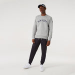 MLB Script Wordmark Crewneck New York Yankees - Grey - Headz Up 