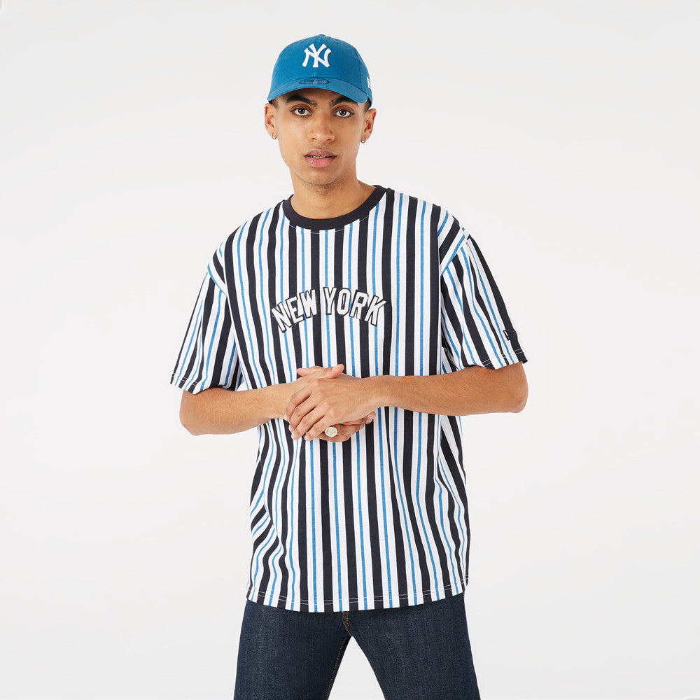 MLB HERITAGE OVERSIZED TEE NEW YORK YANKEES - Hvid/Navy - Headz Up 