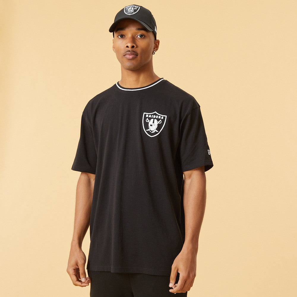 Distressed Graphic Oversized Tee - Las Vegas Raiders - Sort - Headz Up 