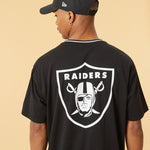 Distressed Graphic Oversized Tee - Las Vegas Raiders - Sort - Headz Up 