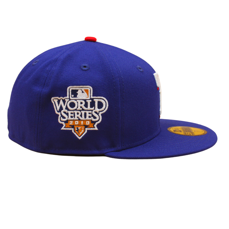 Texas Rangers Cooperstown 59Fifty Fitted World Series 2010 - Dark Royal Blue - Headz Up 