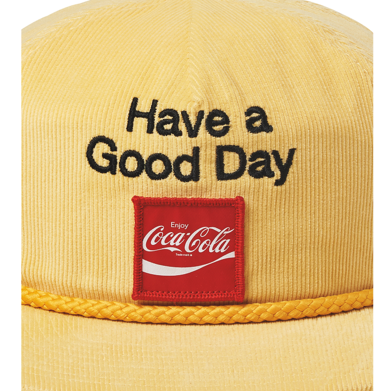 COCA COLA GOOD DAY HP Cap - Yellow - Headz Up 