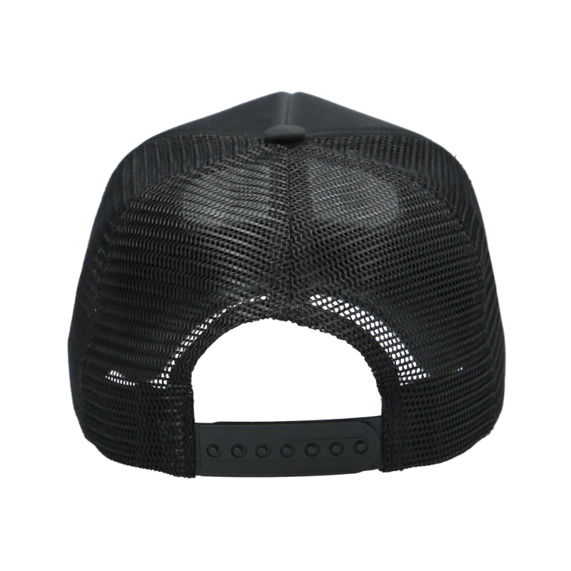 Black Sabo Logo Trucker Cap - Headz Up 