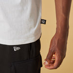 New York Yankees Washed Pack Wordmark Oversized Tee - Hvid - Headz Up 