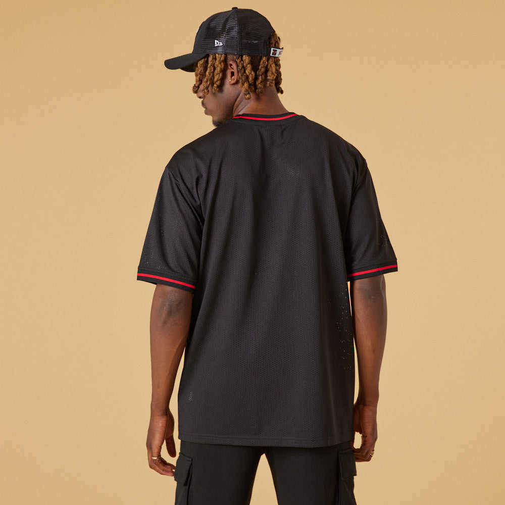 NBA Team Mesh Oversized Tee - Chicago Bulls - Headz Up 