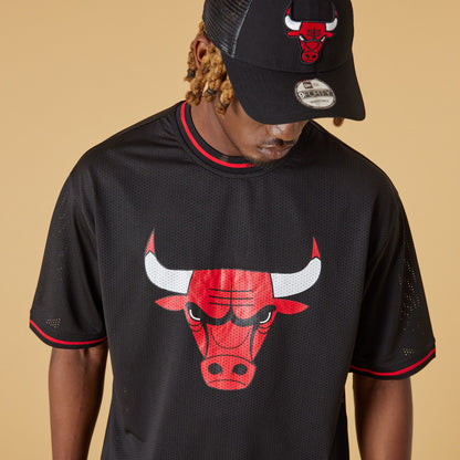NBA Team Mesh Oversized Tee - Chicago Bulls - Headz Up 