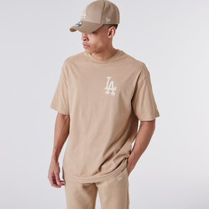 New Era - MLB League Essentials T-Shirt - Los Angeles Dodgers - Camel - Headz Up 
