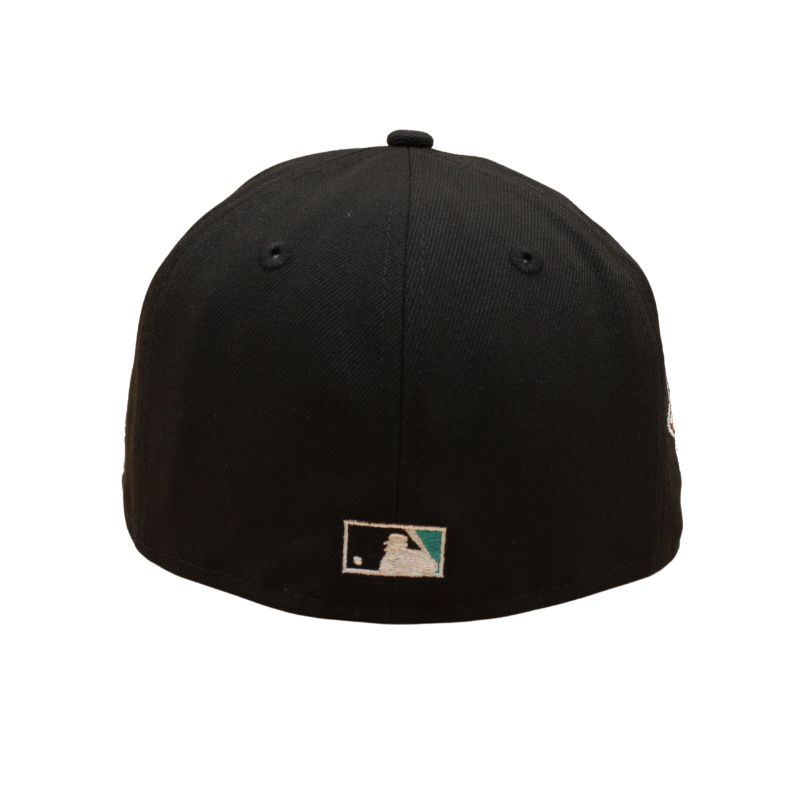 Florida Marlins Cooperstown 59Fifty Fitted 10th Anniversary -Black/Clear Mint - Headz Up 