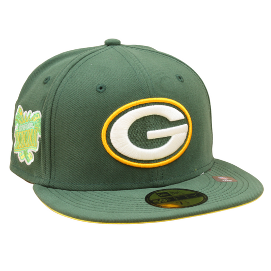 59Fifty Fitted Cap Green Bay Packers CITRUS POP - Green - Headz Up 