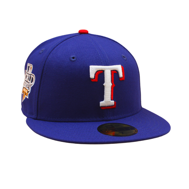 Texas Rangers Cooperstown 59Fifty Fitted World Series 2010 - Dark Royal Blue - Headz Up 