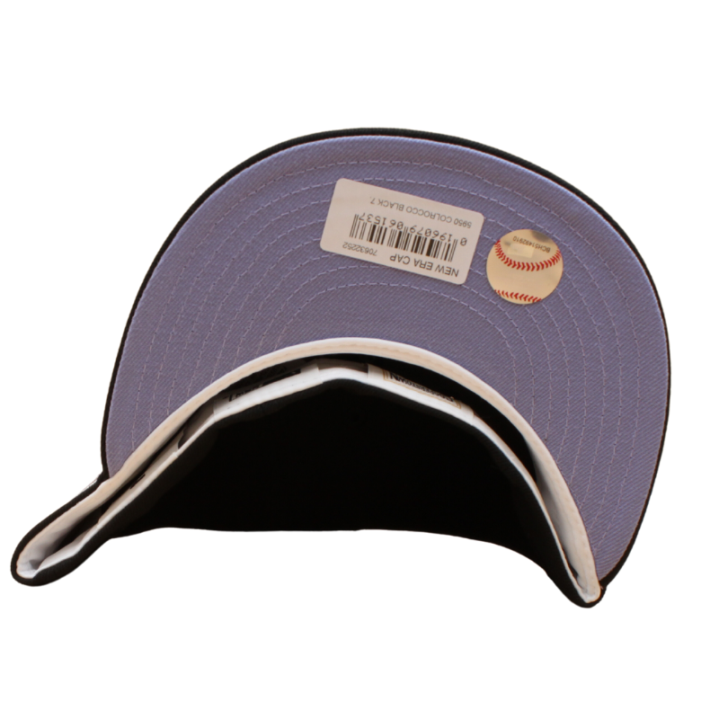 Colorado Rockies Cooperstown 59Fifty Fitted 25th Anniversary - Black/Lavendel - Headz Up 