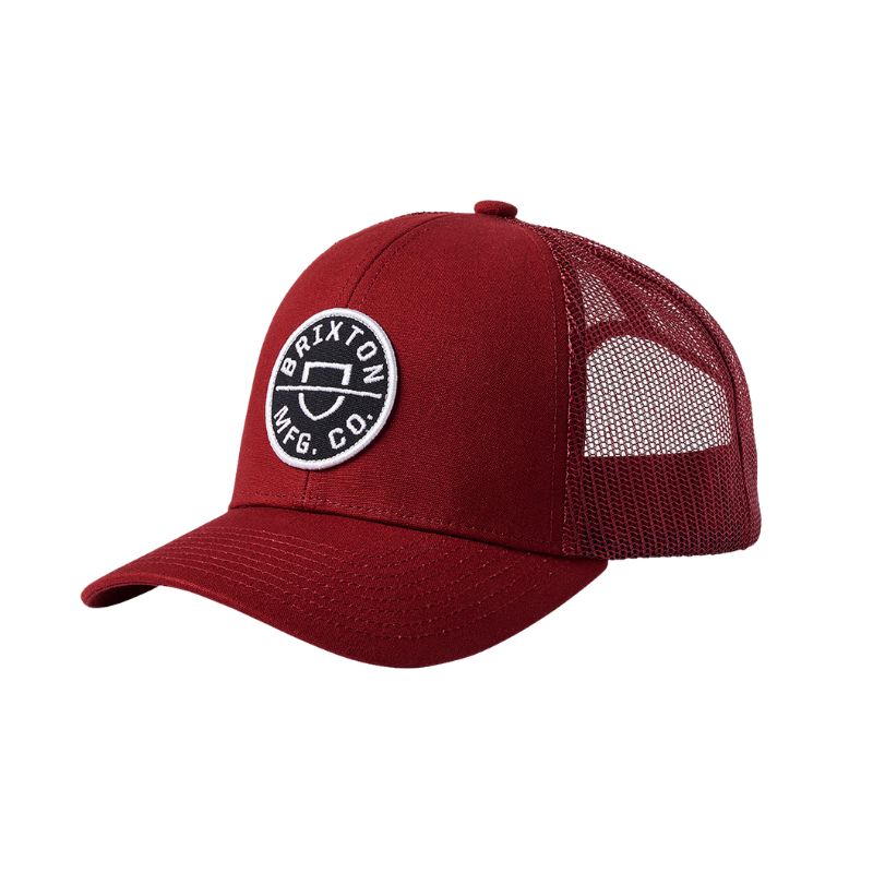 Crest MP Mesh Cap - Burgundy/Burgundy - Headz Up 
