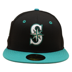 Seattle Mariners Cooperstown 59Fifty Fitted 1992 All Star Game - Black/Teal - Headz Up 