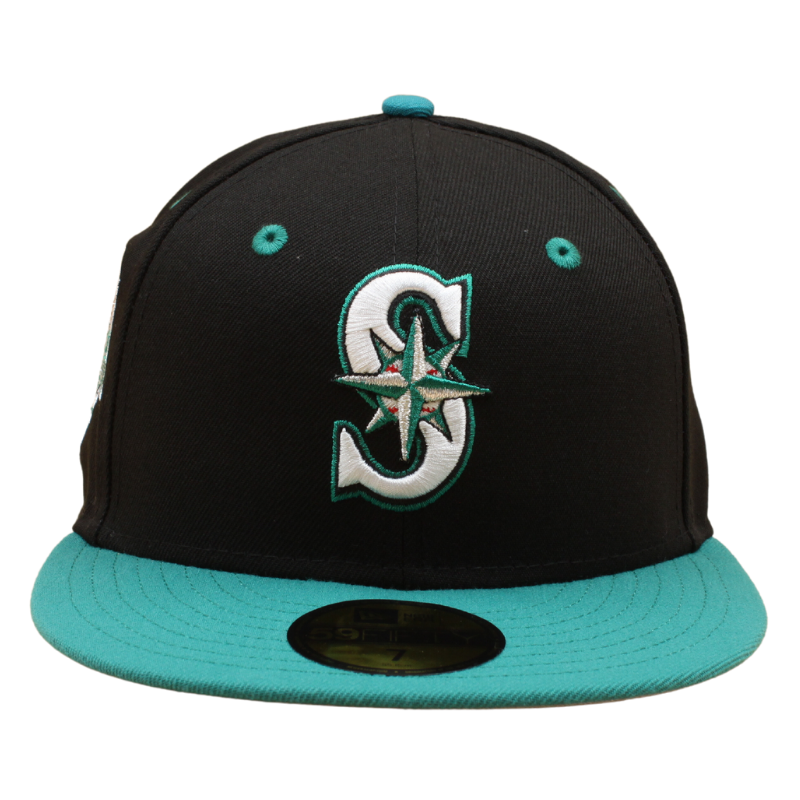 Seattle Mariners Cooperstown 59Fifty Fitted 1992 All Star Game - Black/Teal - Headz Up 