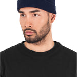 Yupoong Short Beanie - Navy - Headz Up 