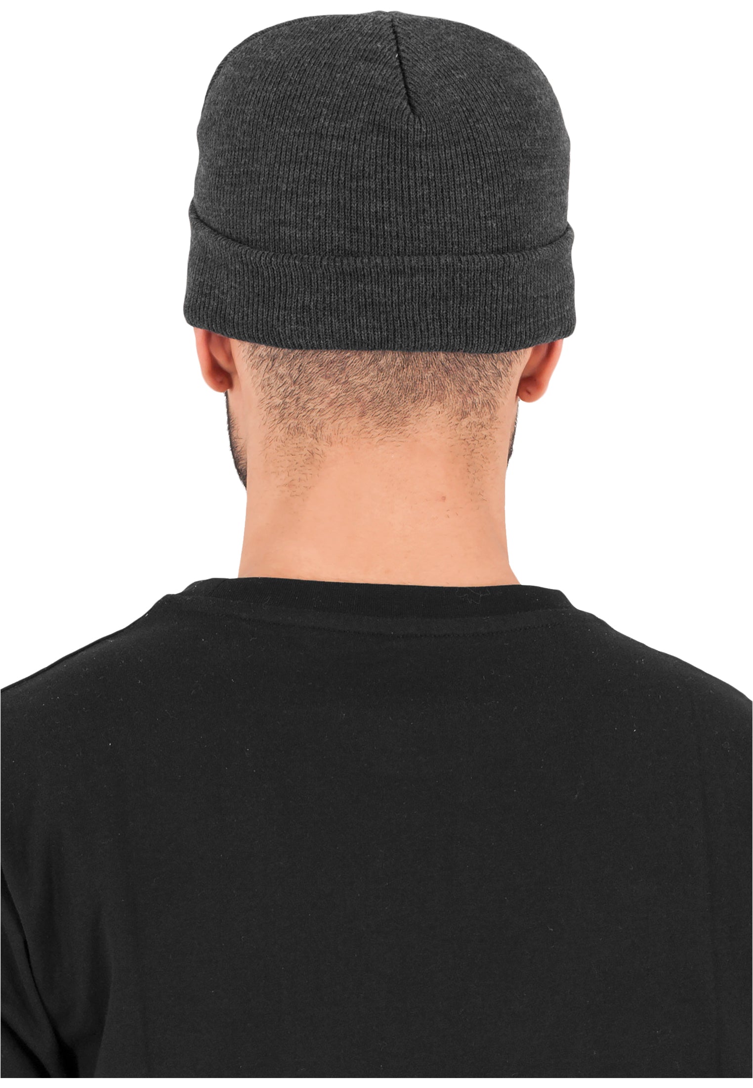 Yupoong Short Beanie - Charcoal - Headz Up 