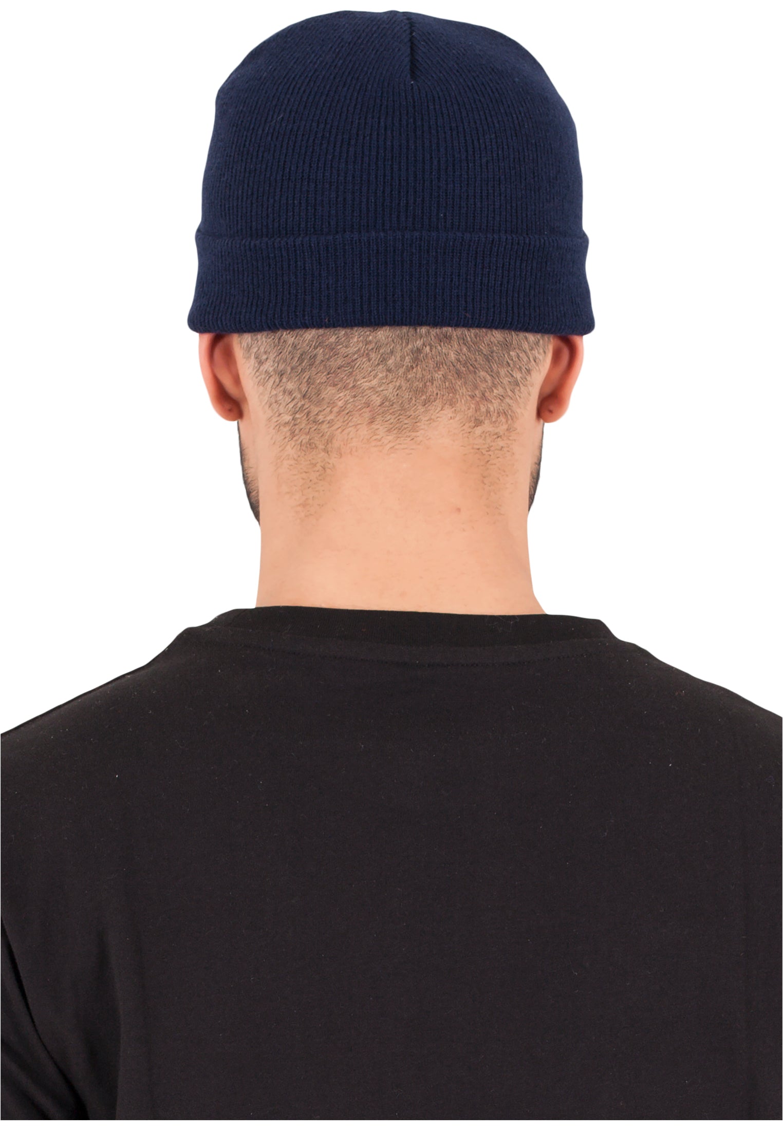 Yupoong Short Beanie - Navy - Headz Up 