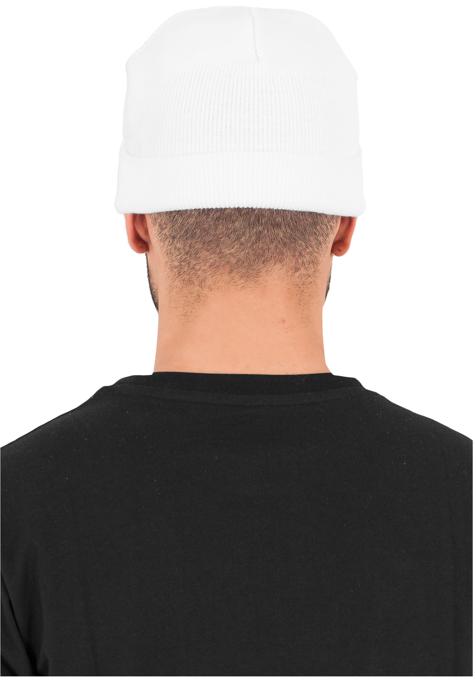 Yupoong Short Beanie - Hvid - Headz Up 