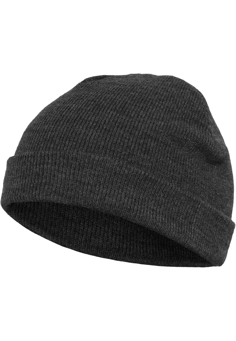 Yupoong Short Beanie - Charcoal - Headz Up 