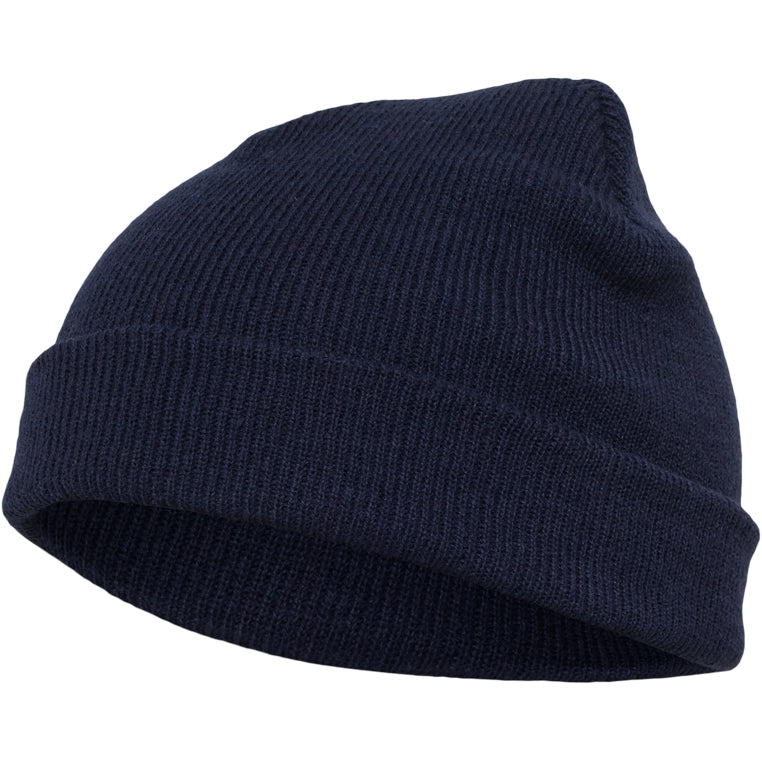 Yupoong Short Beanie - Navy - Headz Up 