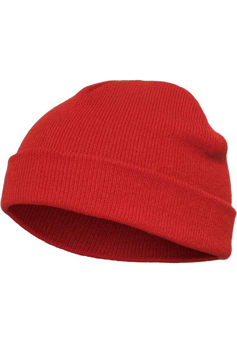 Yupoong Short Beanie - Rød - Headz Up 