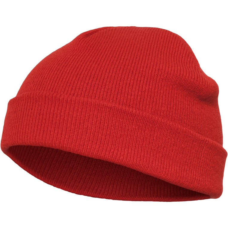 Yupoong Short Beanie - Rød - Headz Up 