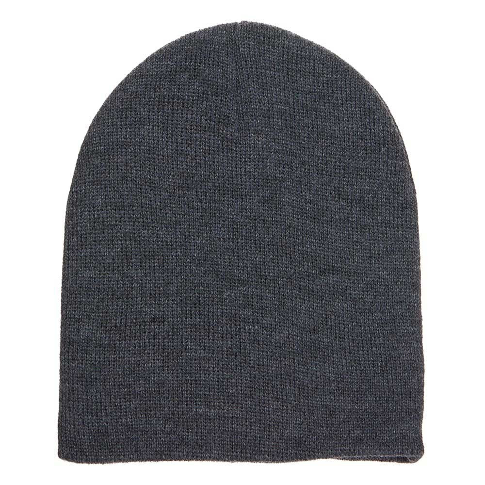 Yupoong Short Beanie - Charcoal - Headz Up 