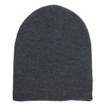 Yupoong Short Beanie - Charcoal - Headz Up 