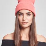 Yupoong Fold Up Beanie - Coral - Headz Up 