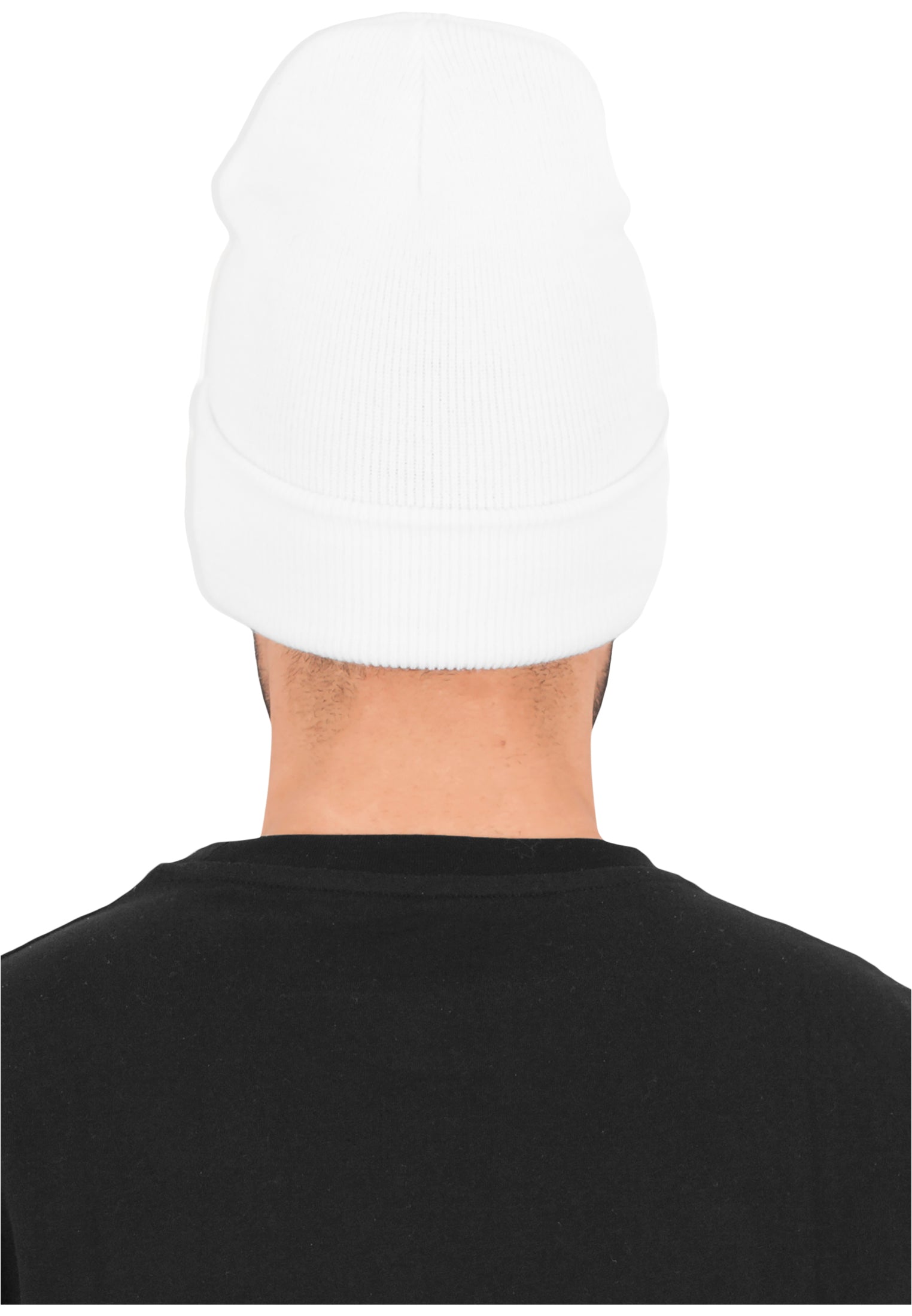 Yupoong Fold Up Beanie - Hvid - Headz Up 