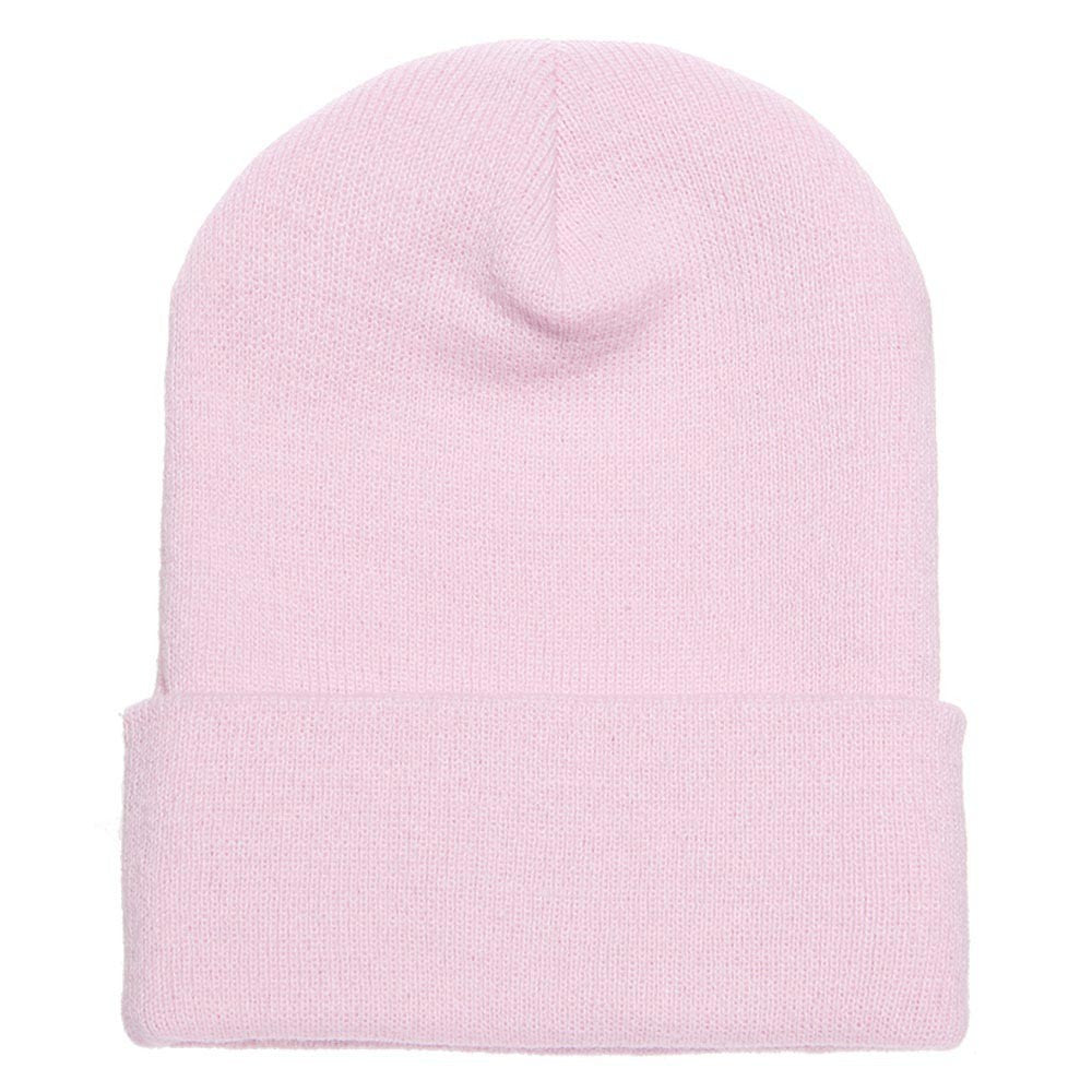Yupoong Fold Up Beanie - Pink - Headz Up 