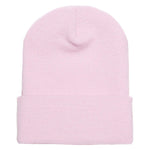 Yupoong Fold Up Beanie - Pink - Headz Up 