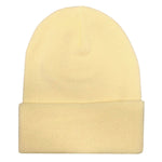 Yupoong Fold Up Beanie - Powder Yellow - Headz Up 