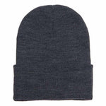 Yupoong Fold Up Beanie - Mørkegrå - Headz Up 