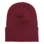 Yupoong Fold Up Beanie - Maroon - Headz Up 