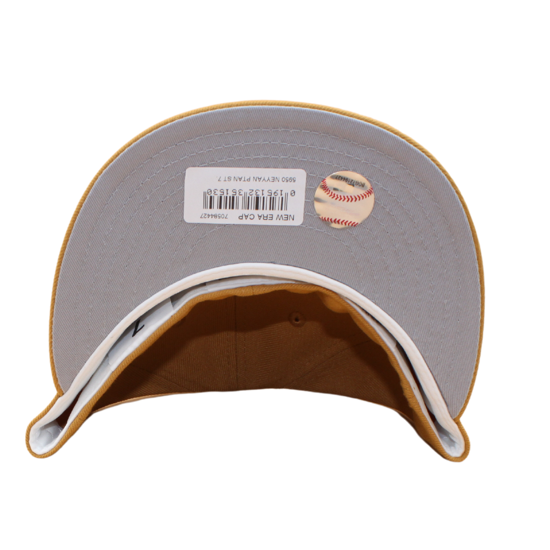 New York Yankees Statue Liberty 59Fifty Fitted - Tan - Headz Up 