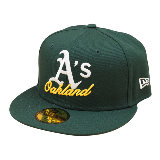 59Fifty Fitted Cap Dual Logo Oakland Athletics - OTC - Headz Up 