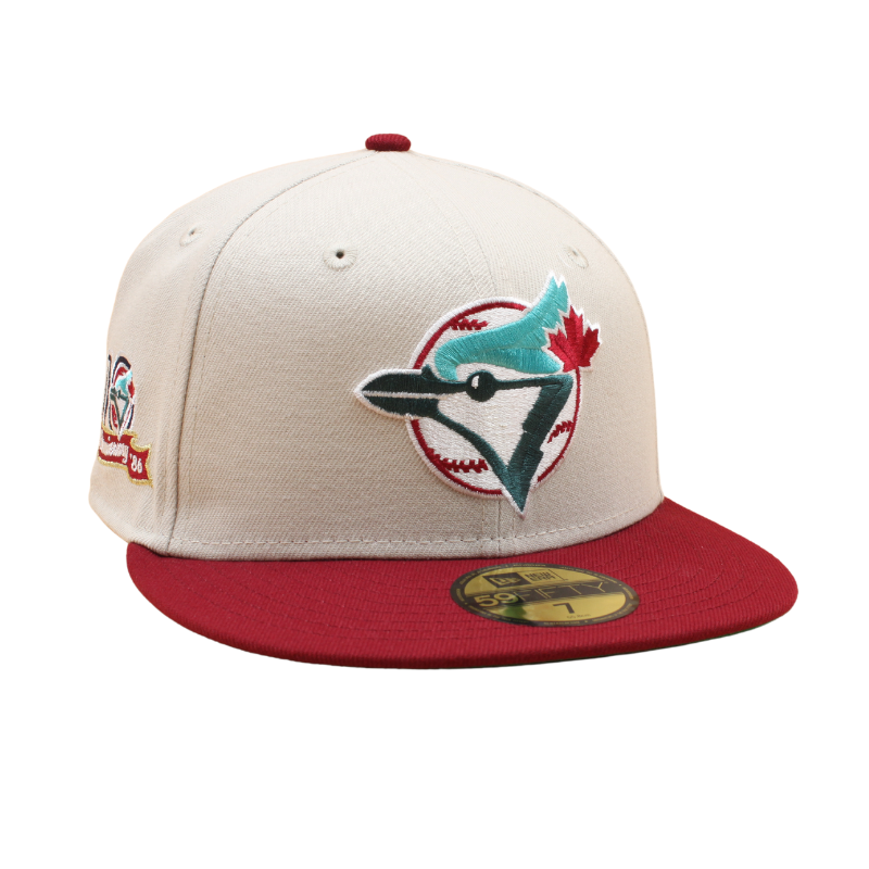 Toronto Blue Jays Cooperstown 59Fifty Fitted 10th Anniversary - Stone/Red - Headz Up 