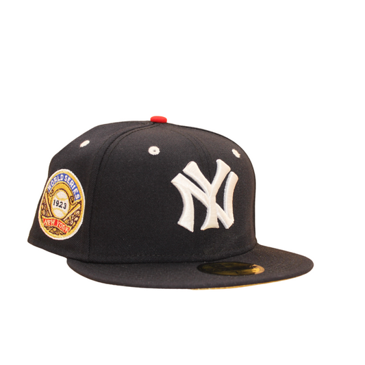 New York Yankees Cooperstown 59Fifty Fitted World Series 1923 Navy/Gold - Headz Up 