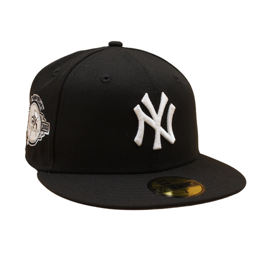 New York Yankees Cooperstown 59Fifty Fitted 100th Anniversary - Black - Headz Up 