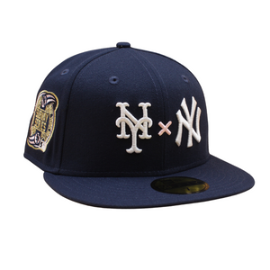 New York Yankees Vs. New York Mets Cooperstown 59Fifty Fitted Subway Series - Navy - Headz Up 